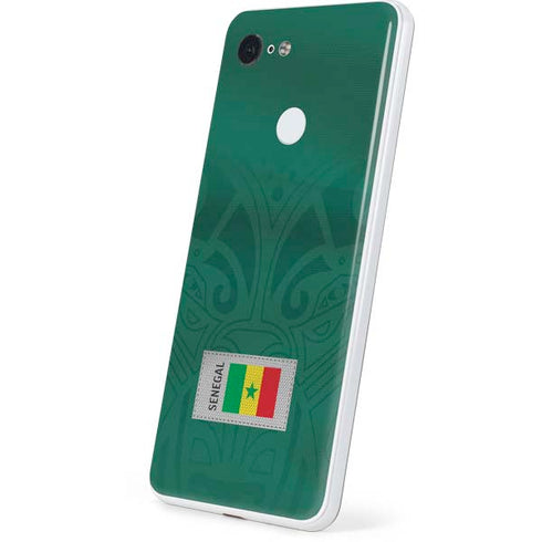 Senegal Soccer Flag Google Pixel 3 Skin